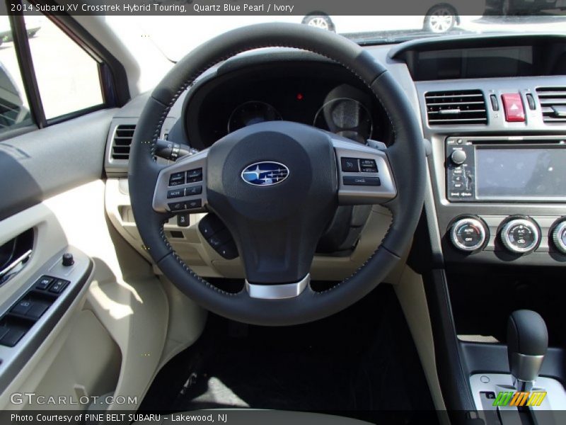 Quartz Blue Pearl / Ivory 2014 Subaru XV Crosstrek Hybrid Touring