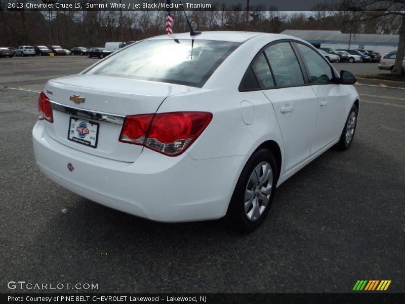 Summit White / Jet Black/Medium Titanium 2013 Chevrolet Cruze LS