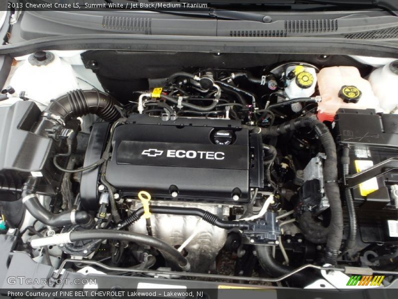 Summit White / Jet Black/Medium Titanium 2013 Chevrolet Cruze LS