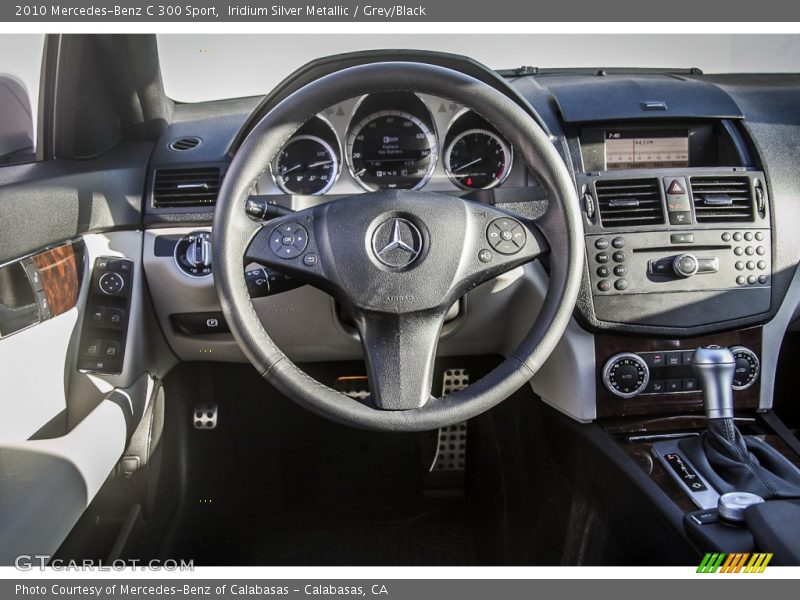Iridium Silver Metallic / Grey/Black 2010 Mercedes-Benz C 300 Sport