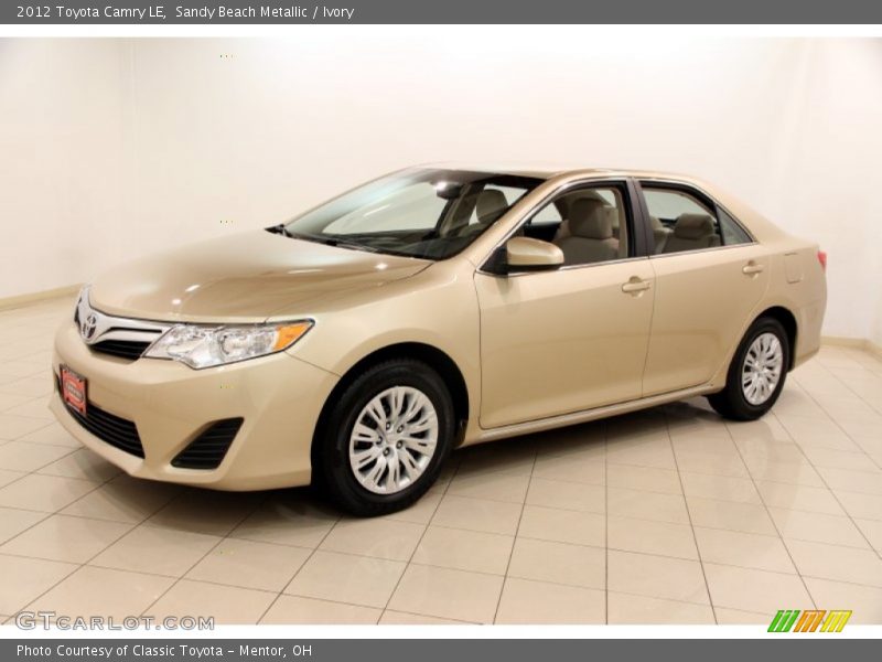 Sandy Beach Metallic / Ivory 2012 Toyota Camry LE