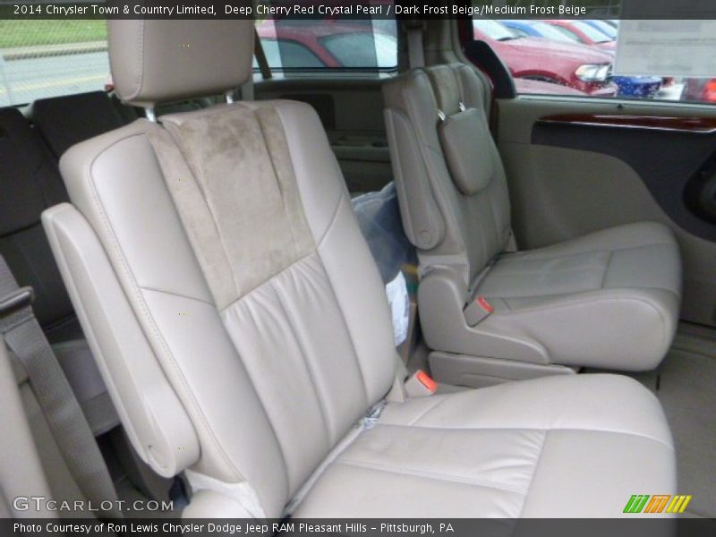 Deep Cherry Red Crystal Pearl / Dark Frost Beige/Medium Frost Beige 2014 Chrysler Town & Country Limited