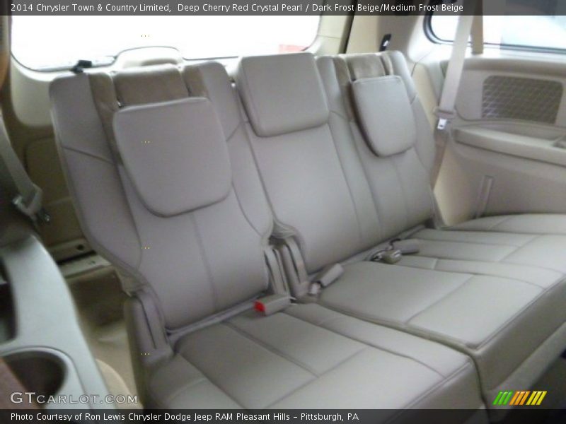 Deep Cherry Red Crystal Pearl / Dark Frost Beige/Medium Frost Beige 2014 Chrysler Town & Country Limited