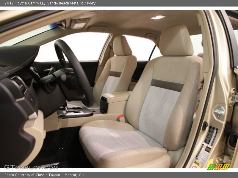 Sandy Beach Metallic / Ivory 2012 Toyota Camry LE