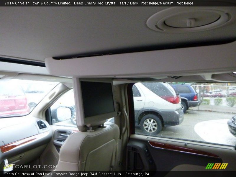 Deep Cherry Red Crystal Pearl / Dark Frost Beige/Medium Frost Beige 2014 Chrysler Town & Country Limited
