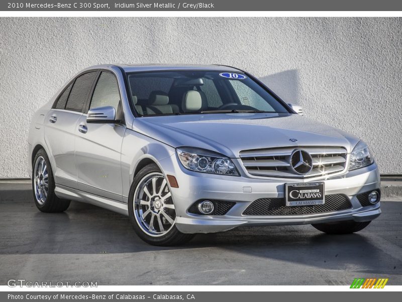 Iridium Silver Metallic / Grey/Black 2010 Mercedes-Benz C 300 Sport