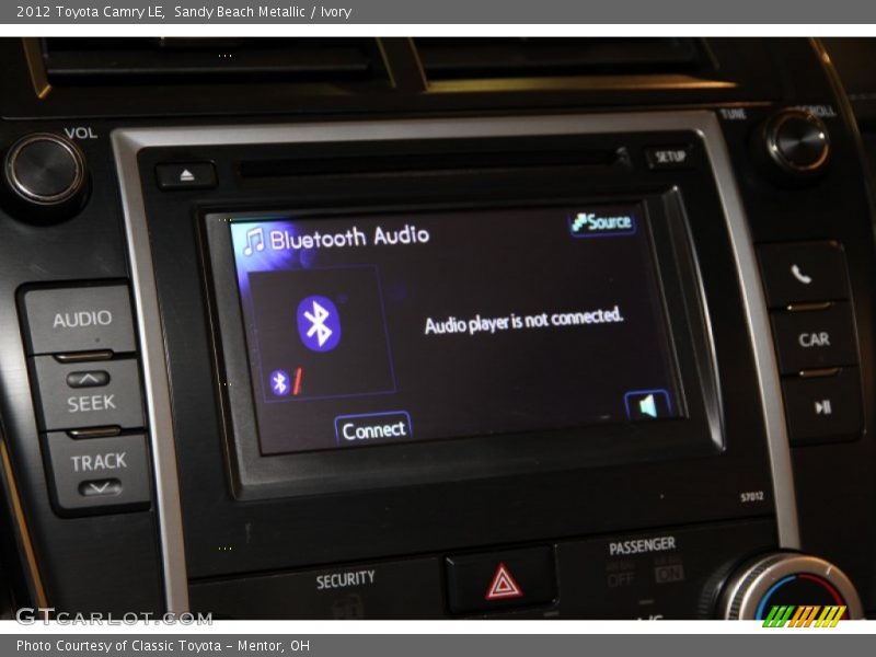 Sandy Beach Metallic / Ivory 2012 Toyota Camry LE