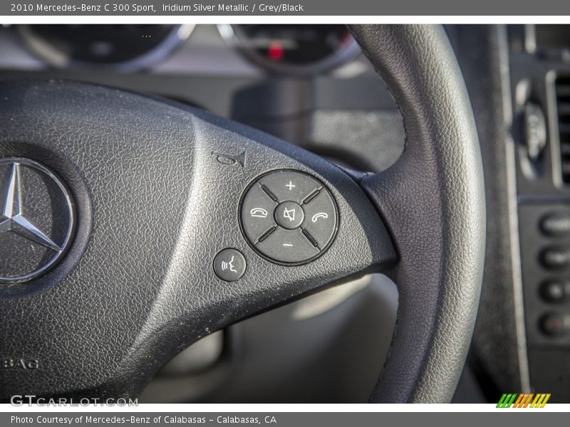 Iridium Silver Metallic / Grey/Black 2010 Mercedes-Benz C 300 Sport