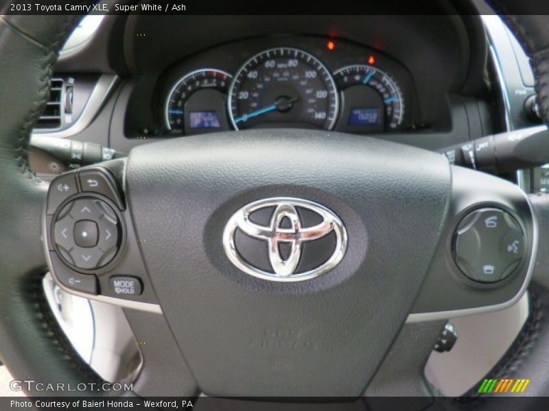 Super White / Ash 2013 Toyota Camry XLE