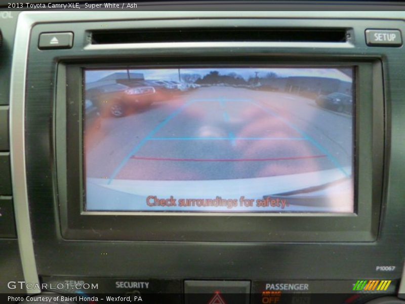 Super White / Ash 2013 Toyota Camry XLE