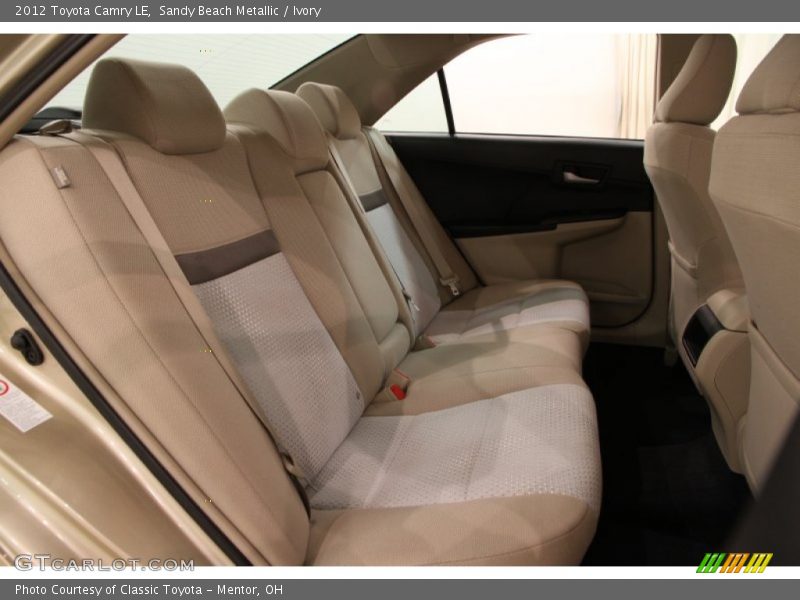 Sandy Beach Metallic / Ivory 2012 Toyota Camry LE