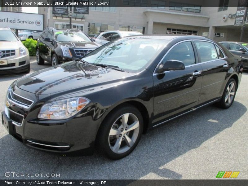 Black Granite Metallic / Ebony 2012 Chevrolet Malibu LT