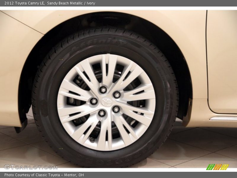 Sandy Beach Metallic / Ivory 2012 Toyota Camry LE