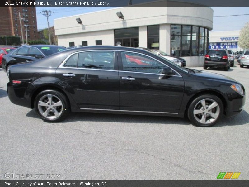 Black Granite Metallic / Ebony 2012 Chevrolet Malibu LT