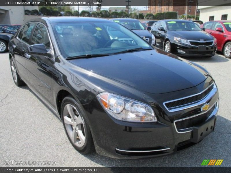 Black Granite Metallic / Ebony 2012 Chevrolet Malibu LT