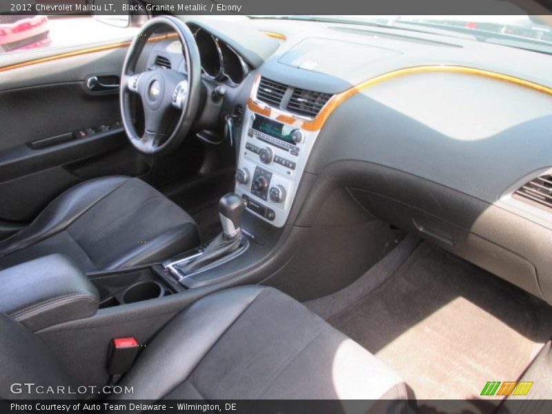 Black Granite Metallic / Ebony 2012 Chevrolet Malibu LT