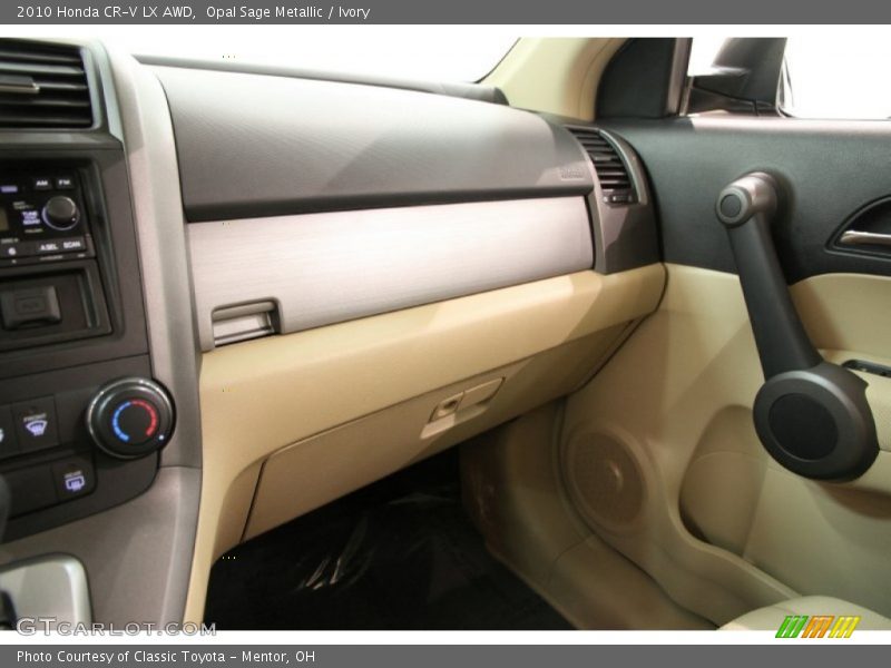 Opal Sage Metallic / Ivory 2010 Honda CR-V LX AWD