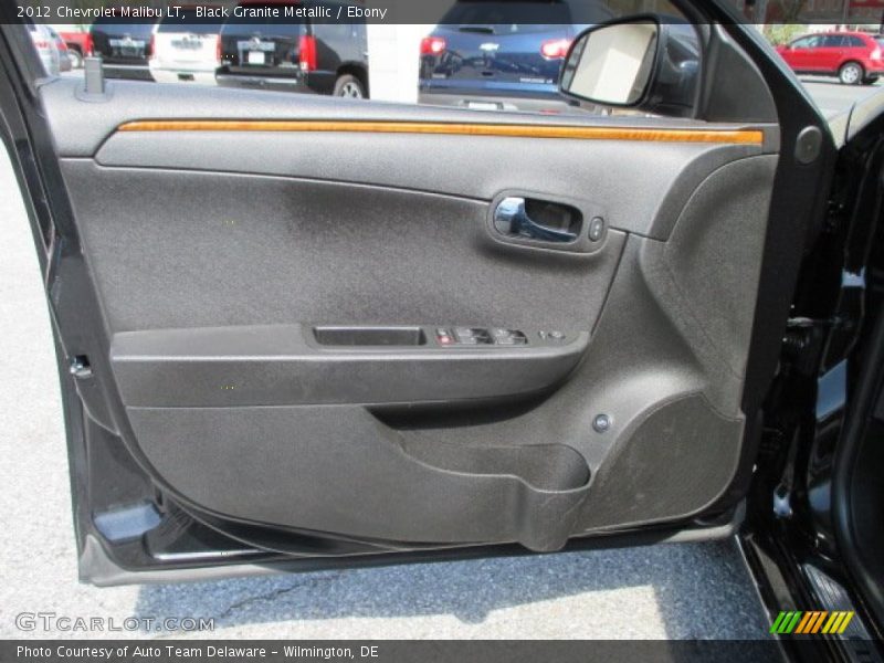 Black Granite Metallic / Ebony 2012 Chevrolet Malibu LT