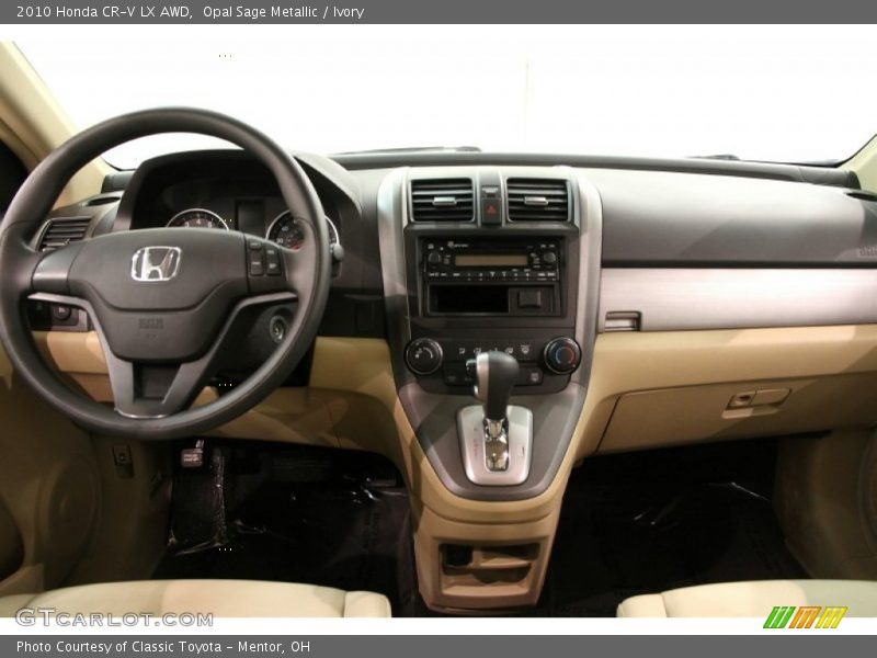 Opal Sage Metallic / Ivory 2010 Honda CR-V LX AWD