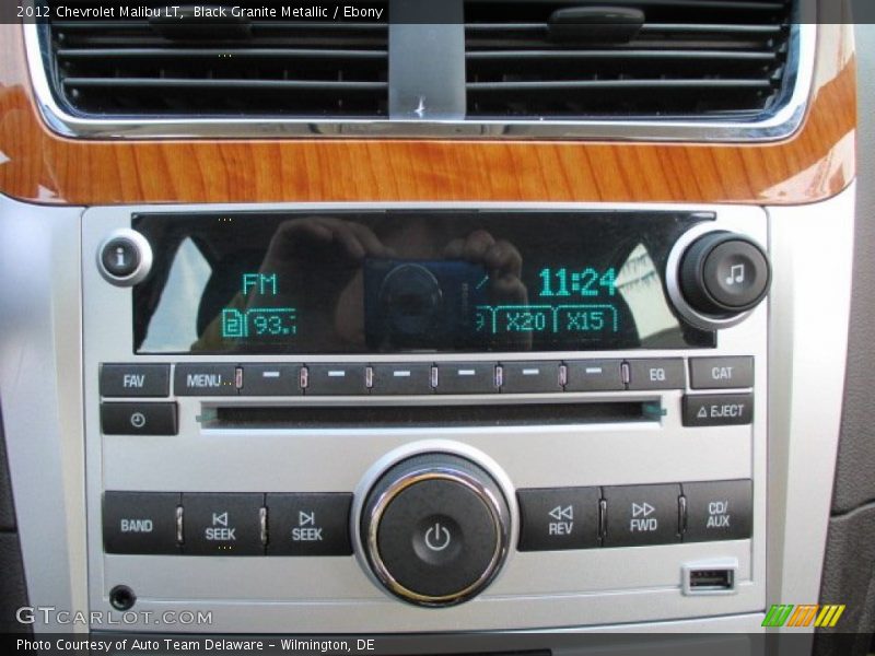 Black Granite Metallic / Ebony 2012 Chevrolet Malibu LT
