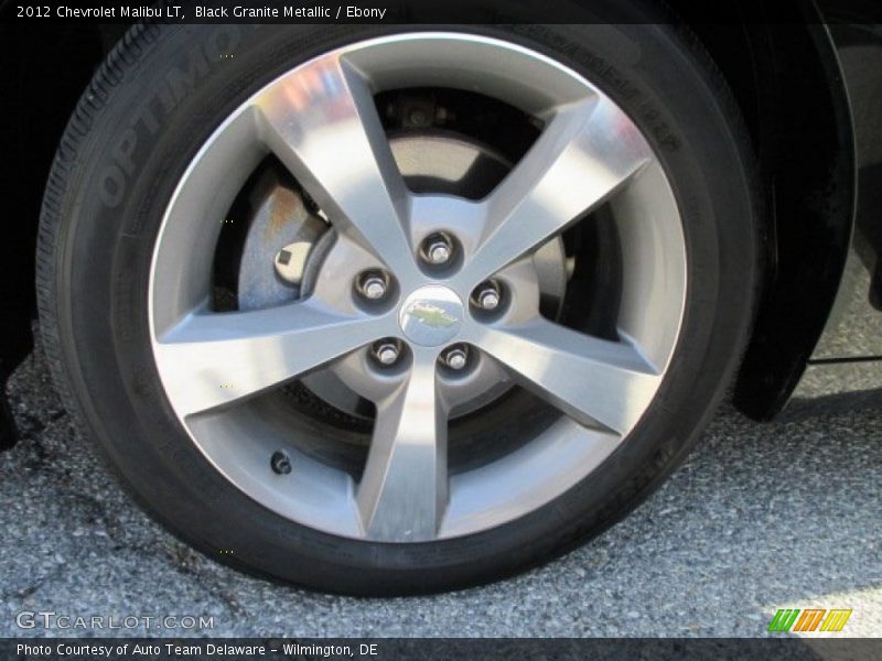 Black Granite Metallic / Ebony 2012 Chevrolet Malibu LT