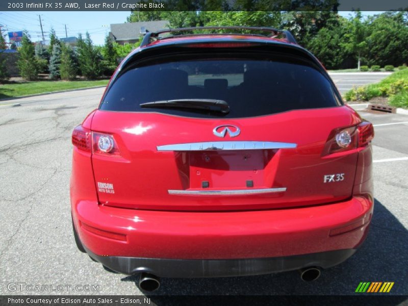 Laser Red / Graphite Black 2003 Infiniti FX 35 AWD