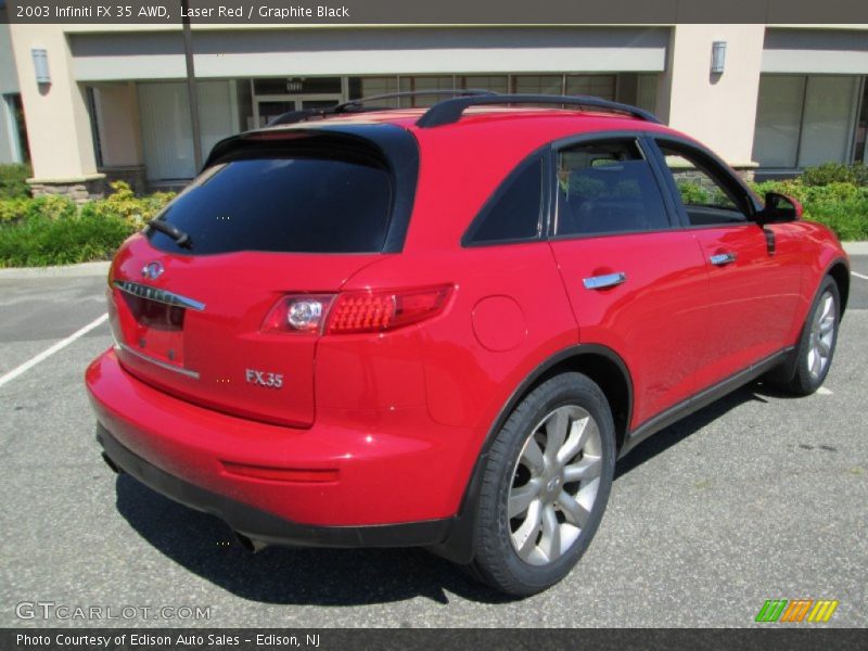 Laser Red / Graphite Black 2003 Infiniti FX 35 AWD