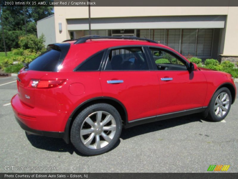 Laser Red / Graphite Black 2003 Infiniti FX 35 AWD