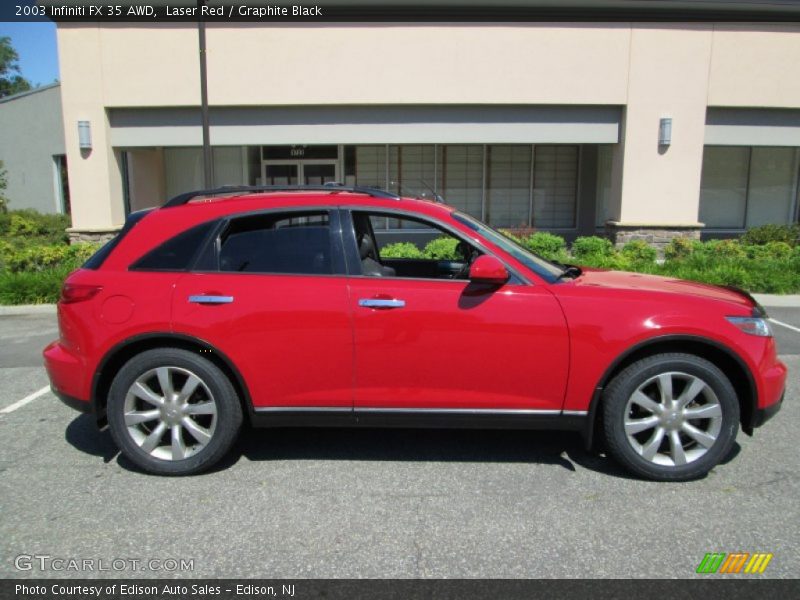 Laser Red / Graphite Black 2003 Infiniti FX 35 AWD