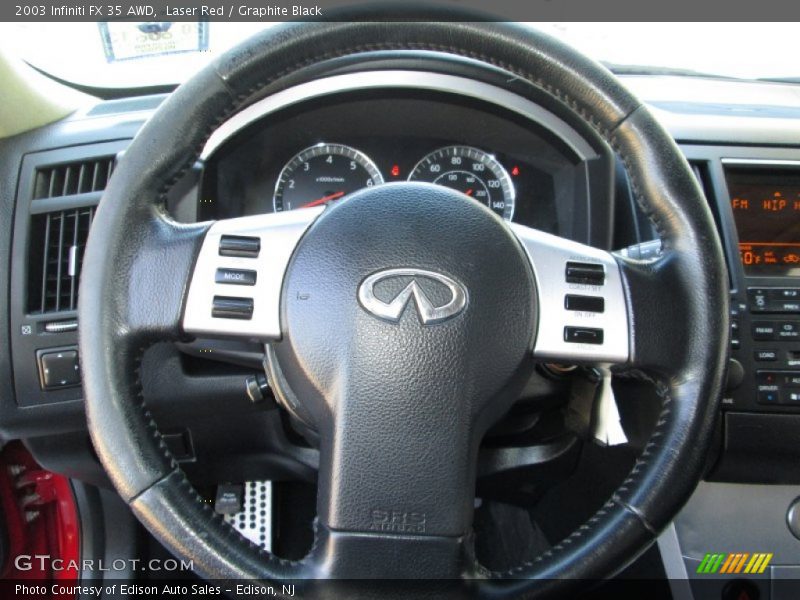 Laser Red / Graphite Black 2003 Infiniti FX 35 AWD