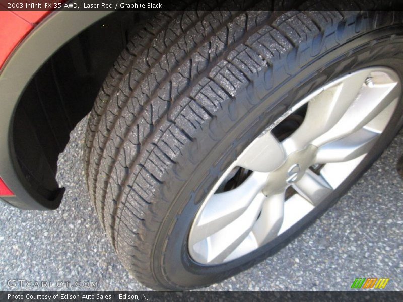 Laser Red / Graphite Black 2003 Infiniti FX 35 AWD