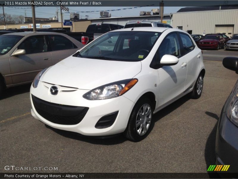 Crystal White Pearl / Black 2011 Mazda MAZDA2 Sport