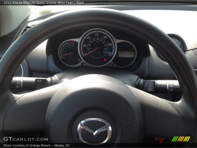 Crystal White Pearl / Black 2011 Mazda MAZDA2 Sport