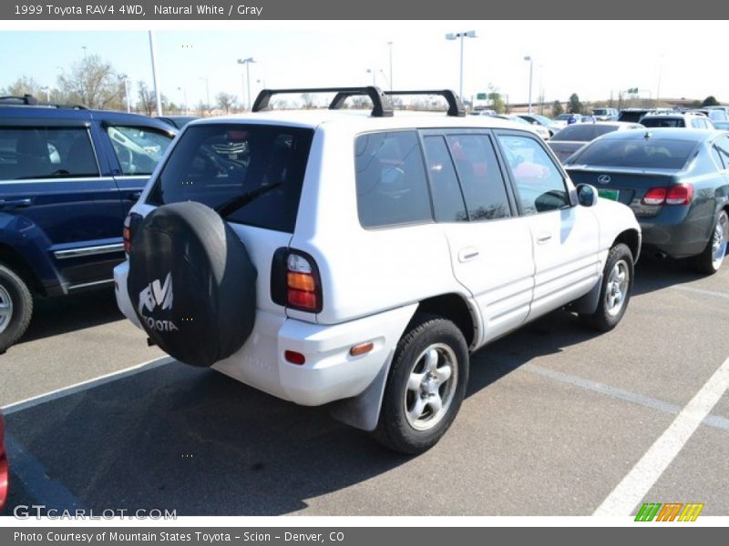 Natural White / Gray 1999 Toyota RAV4 4WD