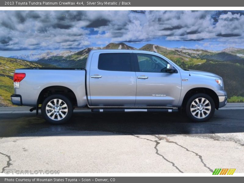 Silver Sky Metallic / Black 2013 Toyota Tundra Platinum CrewMax 4x4