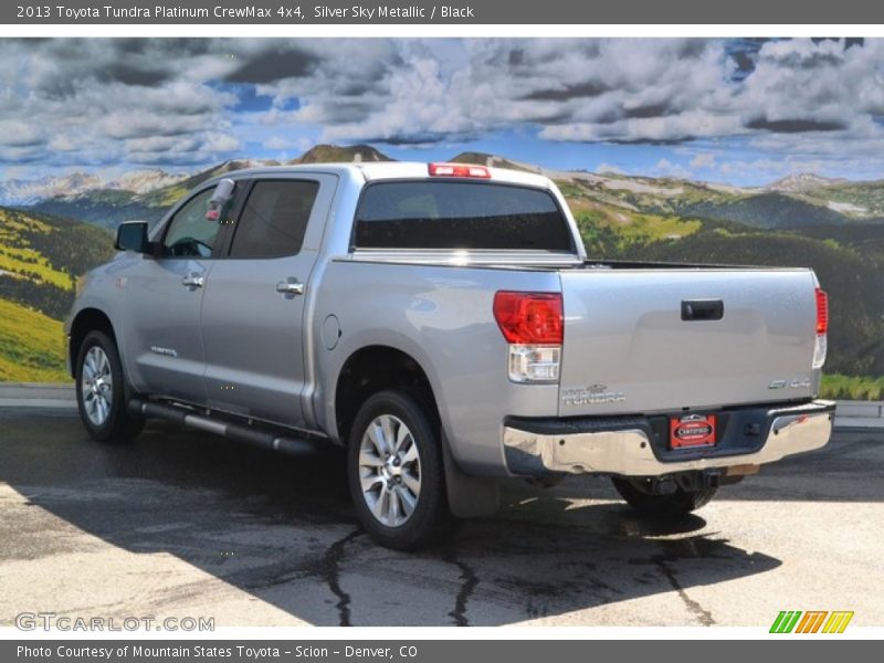 Silver Sky Metallic / Black 2013 Toyota Tundra Platinum CrewMax 4x4