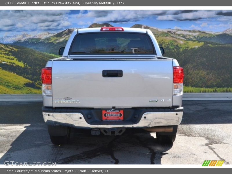 Silver Sky Metallic / Black 2013 Toyota Tundra Platinum CrewMax 4x4