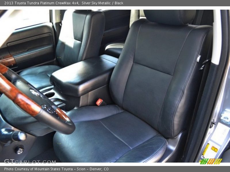 Silver Sky Metallic / Black 2013 Toyota Tundra Platinum CrewMax 4x4