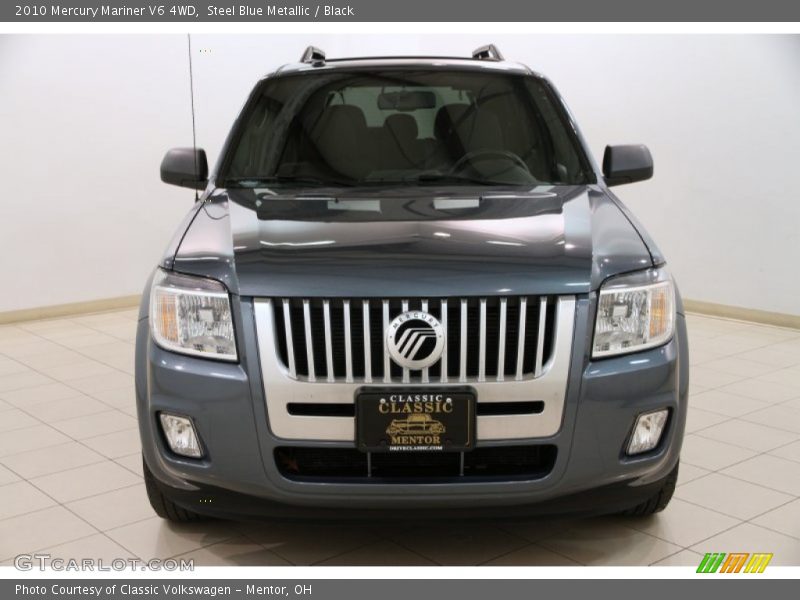Steel Blue Metallic / Black 2010 Mercury Mariner V6 4WD