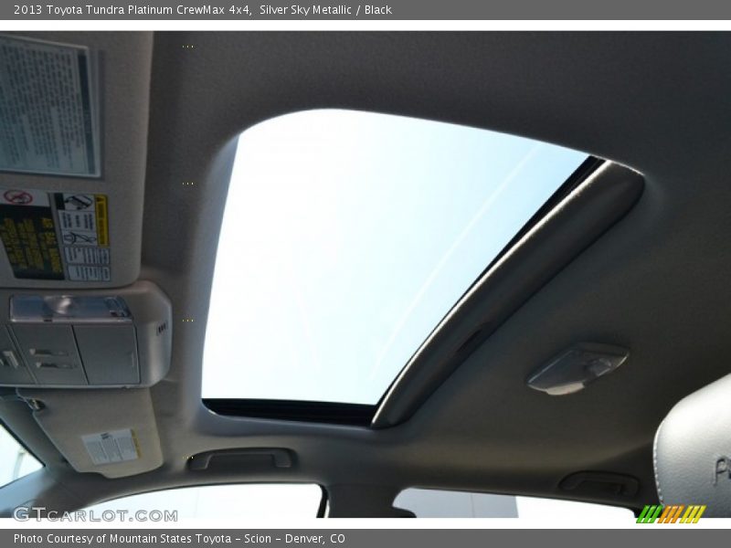 Silver Sky Metallic / Black 2013 Toyota Tundra Platinum CrewMax 4x4