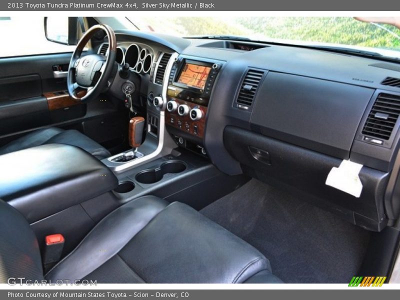 Silver Sky Metallic / Black 2013 Toyota Tundra Platinum CrewMax 4x4