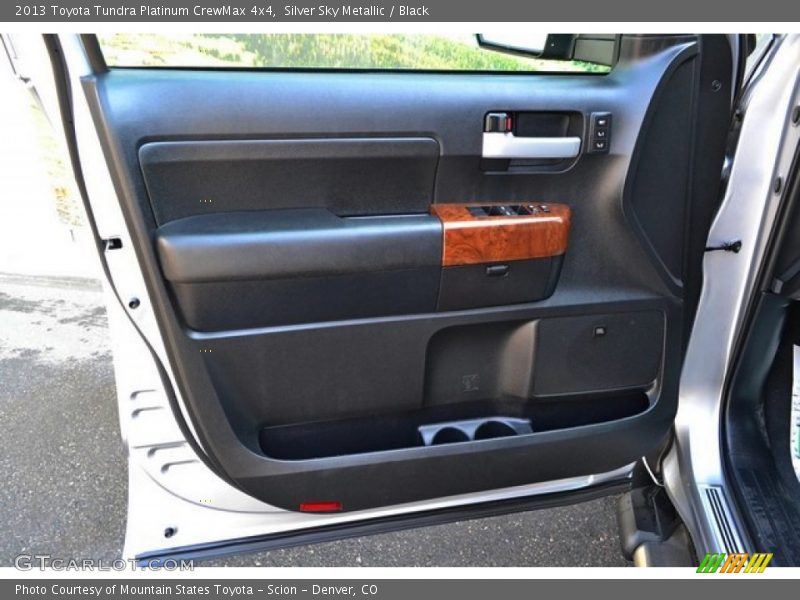 Silver Sky Metallic / Black 2013 Toyota Tundra Platinum CrewMax 4x4