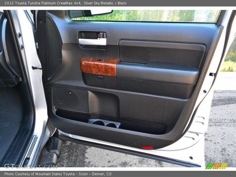 Silver Sky Metallic / Black 2013 Toyota Tundra Platinum CrewMax 4x4