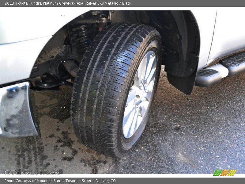 Silver Sky Metallic / Black 2013 Toyota Tundra Platinum CrewMax 4x4