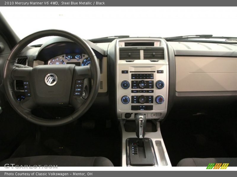 Steel Blue Metallic / Black 2010 Mercury Mariner V6 4WD