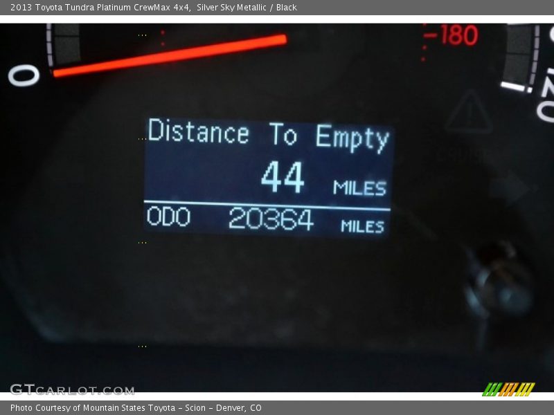 Silver Sky Metallic / Black 2013 Toyota Tundra Platinum CrewMax 4x4