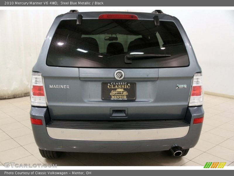 Steel Blue Metallic / Black 2010 Mercury Mariner V6 4WD