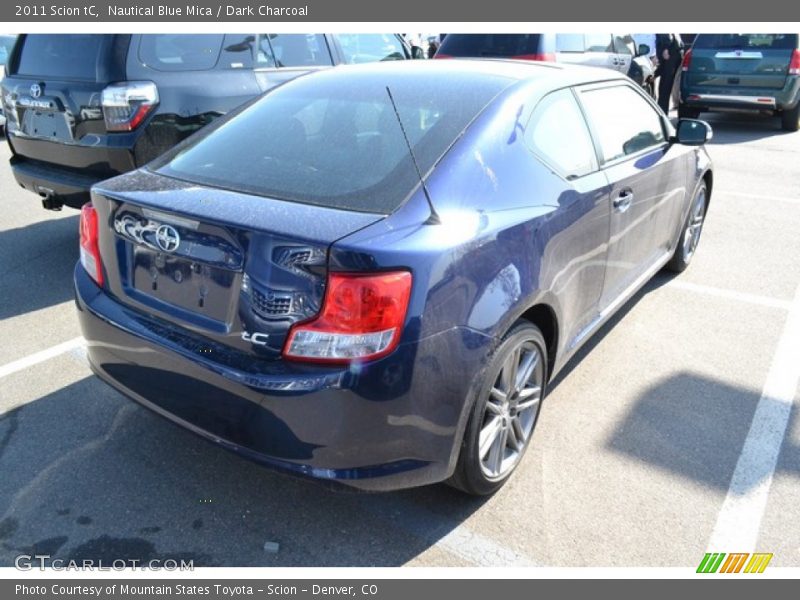 Nautical Blue Mica / Dark Charcoal 2011 Scion tC