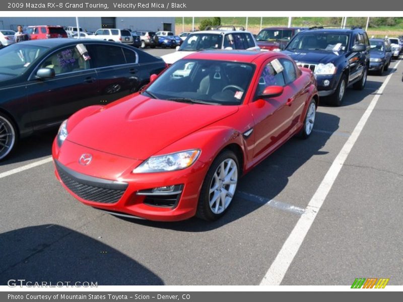 Velocity Red Mica / Black 2009 Mazda RX-8 Grand Touring