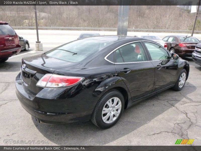 Ebony Black / Black 2009 Mazda MAZDA6 i Sport